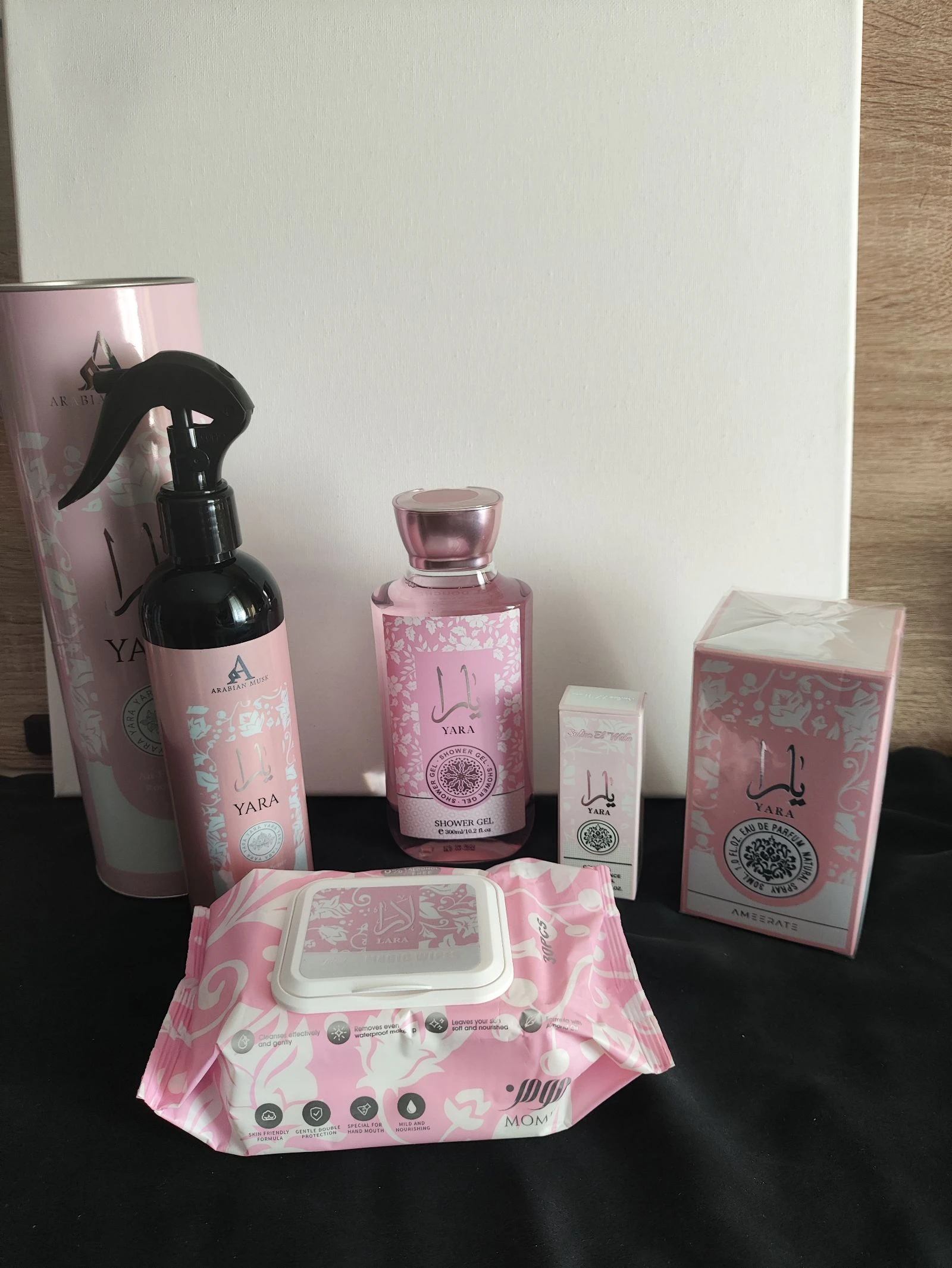 Beau lot de 5 pièces Yara rose 
